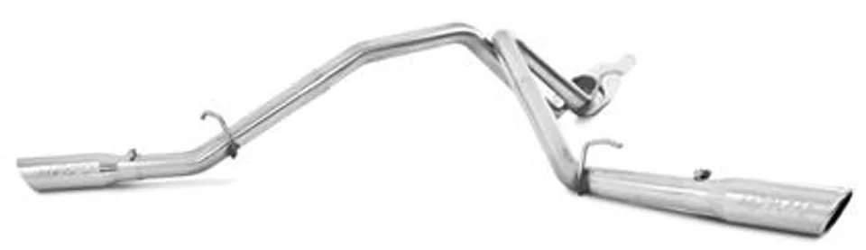 MBRP 14 Chevy/GMC 1500 Silverado/Sierra 4.3L V6/5.3L V8 Dual Split Side T409 3in Cat Back Exhaust S5082409 1 of 1