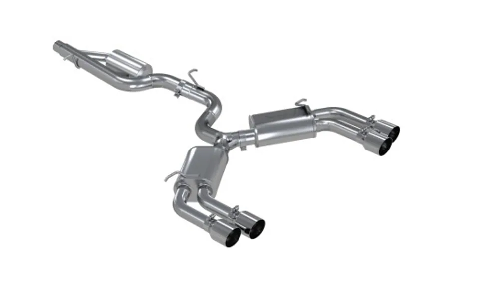 MBRP 15-18 Audi S3 304SS 3in Quad Split Rear Exit C/B System S4601304 1 of 1
