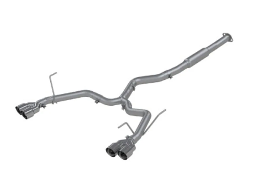 MBRP 15-19 Subaru WRX 2.0L/STI 2.5L 3in Dual Split Rear Exit w/ 3.5in Tips - T304 (Race Version) S4802304 1 of 1