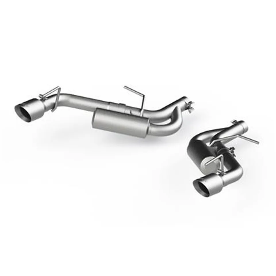 MBRP 16-19 Chevrolet Camaro 2.5in Aluminum Non NPP Axle Back Exhaust System - 4in Dual Wall Tips S7038AL 1 of 1