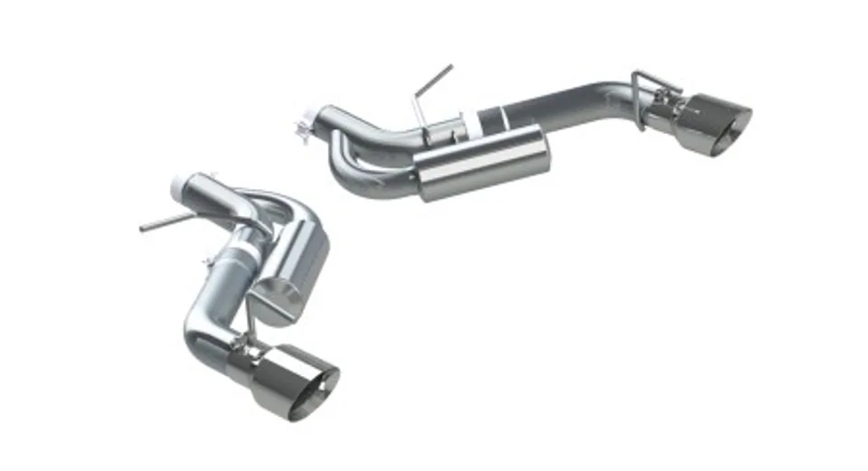 MBRP 16-19 Chevrolet Camaro SS Dual Rear Exit Axle Back w/ 4.5in OD Tips - AL (Non NPP Models) S7034AL 1 of 1