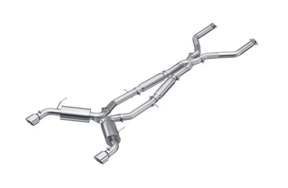 MBRP 16-22 Infiniti Q50 3.0L RWD/AWD 3in Cat-Back Dual Split Rear Street Version T304 S4405304 1 of 1