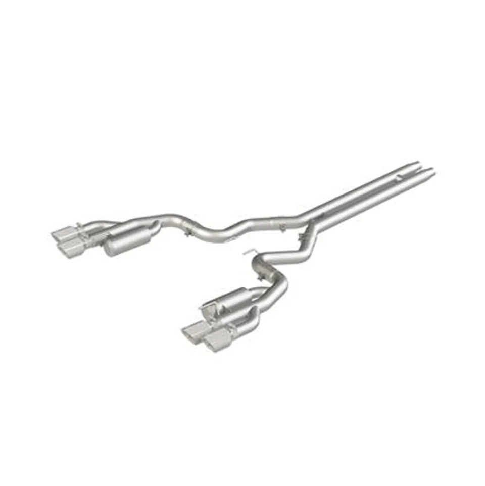 MBRP 18-19 Ford Mustang GT 5.0 3in Cat Back Quad Tip Race Version - AL S7207AL 1 of 1