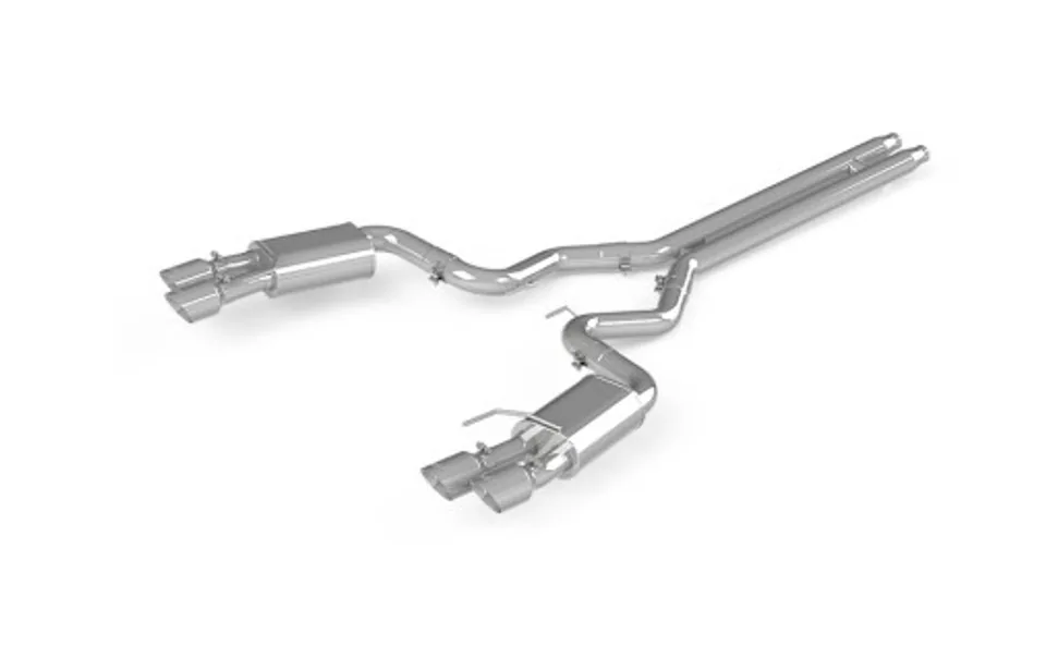 MBRP 18-19 Ford Mustang GT 5.0 3in Dual Split Rear Cat Back w/ Quad 4.0in Dual Wall Tips- T304 S7205304 1 of 1