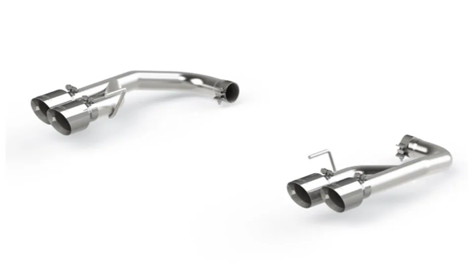 MBRP 18-22 Ford Mustang GT 2.5in T304 Non Active Dual Axle Back Exhaust System - 4in Dual Wall Tips S7211304 1 of 2