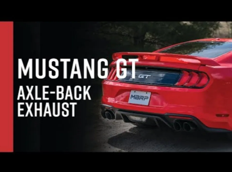 MBRP 18-22 Ford Mustang GT 2.5in T304 Non Active Dual Axle Back Exhaust System - 4in Dual Wall Tips S7211304 2 of 2