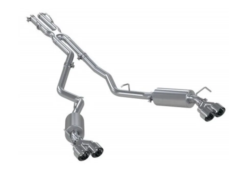 MBRP 20-21 Ford Explorer ST 3.0L Ecoboost SS 2.5in Dual Rear Exit w/ Quad Tips - AL S5205AL 1 of 1