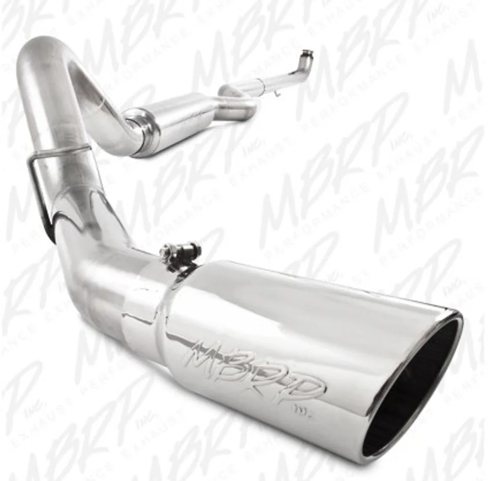 MBRP 2001-2007 Chev/GMC 2500/3500 Duramax EC/CC Down Pipe Back Single Side Off-Road (includes fro S6004409 1 of 1