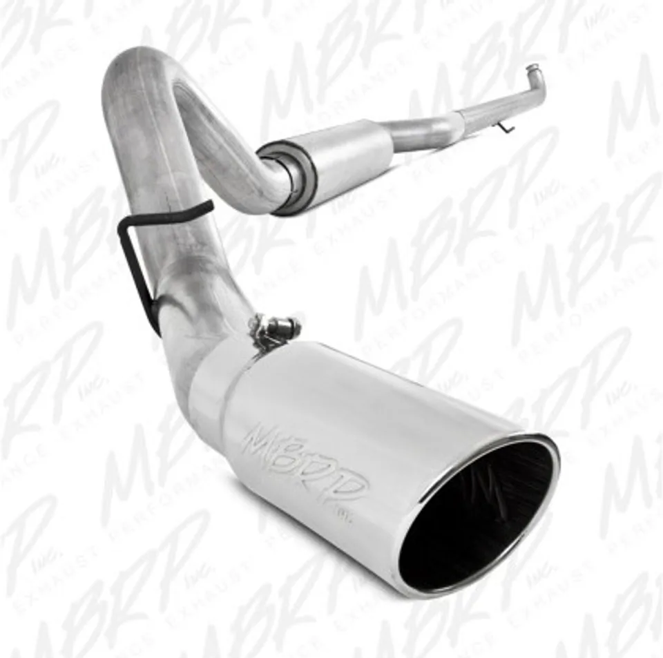 MBRP 2001-2007 Chev/GMC 2500/3500 Duramax EC/CC Down Pipe Back Single Side Off-Road (includes fro S6004AL 1 of 1
