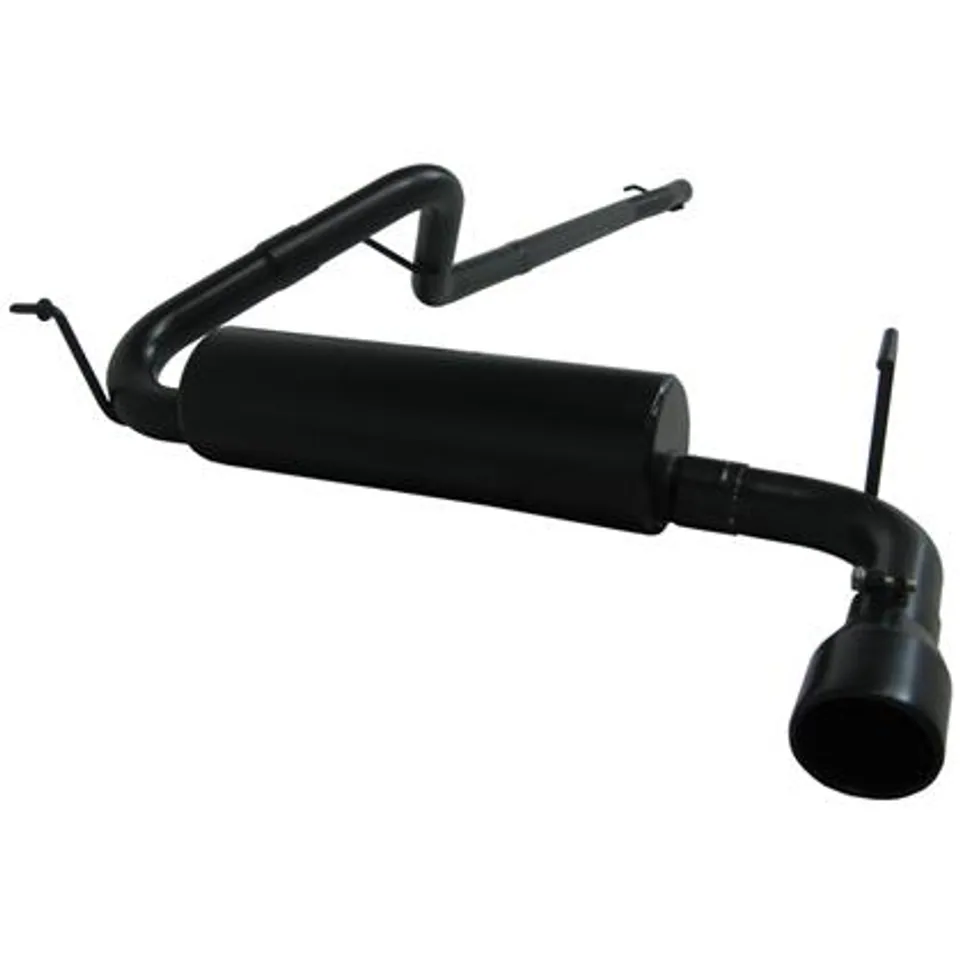 MBRP 2007-2009 Jeep Wrangler 4dr 3.8L V6 Cat Back Single S5502BLK 1 of 1