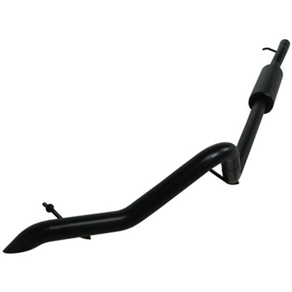 MBRP 2007-2009 Jeep Wrangler (JK) 3.8L V6 4 dr Off-Road Tail Pipe Muffler before Axle S5514BLK 1 of 1