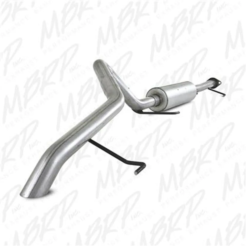 MBRP 2007-2009 Toyota FJ 4.0L V6 Cat Back Single Rear Exit Off-Road Tail No tip S5310AL 1 of 1