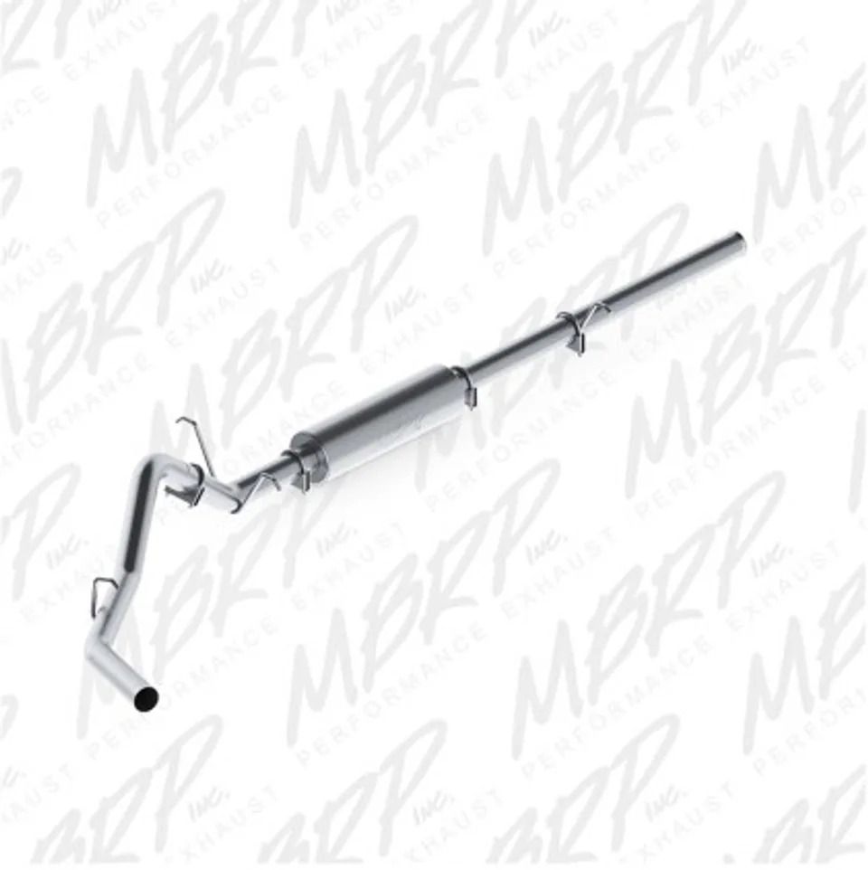 MBRP 2009-2013 Chev/GMC 1500 4.8/5.3L (excl 8ft bed) Cat Back Single Side AL P Series Exhaust S5054P 1 of 1