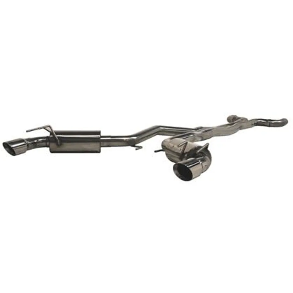 MBRP 2010 Chev Camaro V8 6.2L 6 Speed Dual Cat Back Round Tips (11 Conv. MUST purchase mbrpAD1710) S7018409 1 of 1