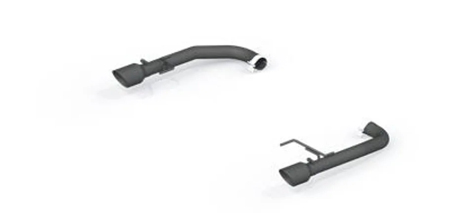 MBRP 2015-2017 Ford Mustang GT 5.0 2-1/2in Axle Back Kit - Black Coated 4in OD Tips Included S7276BLK 1 of 1