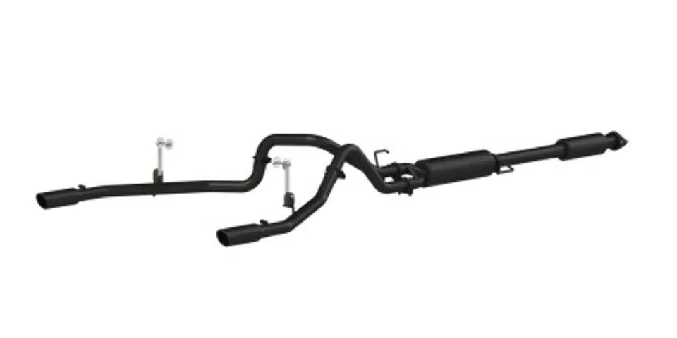 MBRP 2015 Ford F-150 5.0L 3in Cat Back Dual Split Rear Exit Black Exhaust System S5258BLK 1 of 1