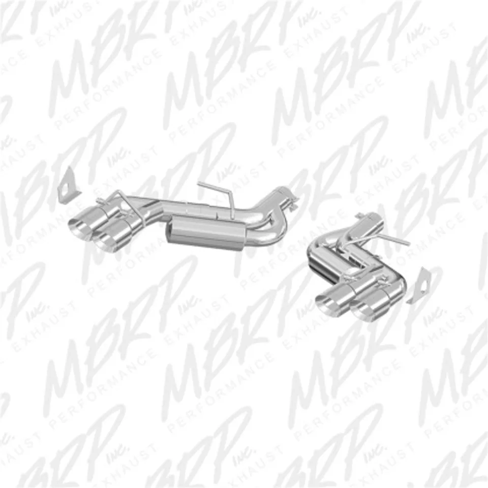 MBRP 2016 Chevy Camaro V8 6.2L 6spd 3in T409 Race Dual Axle Back w/ 4.5in Quad Dual Wall Tips S7036409 1 of 1