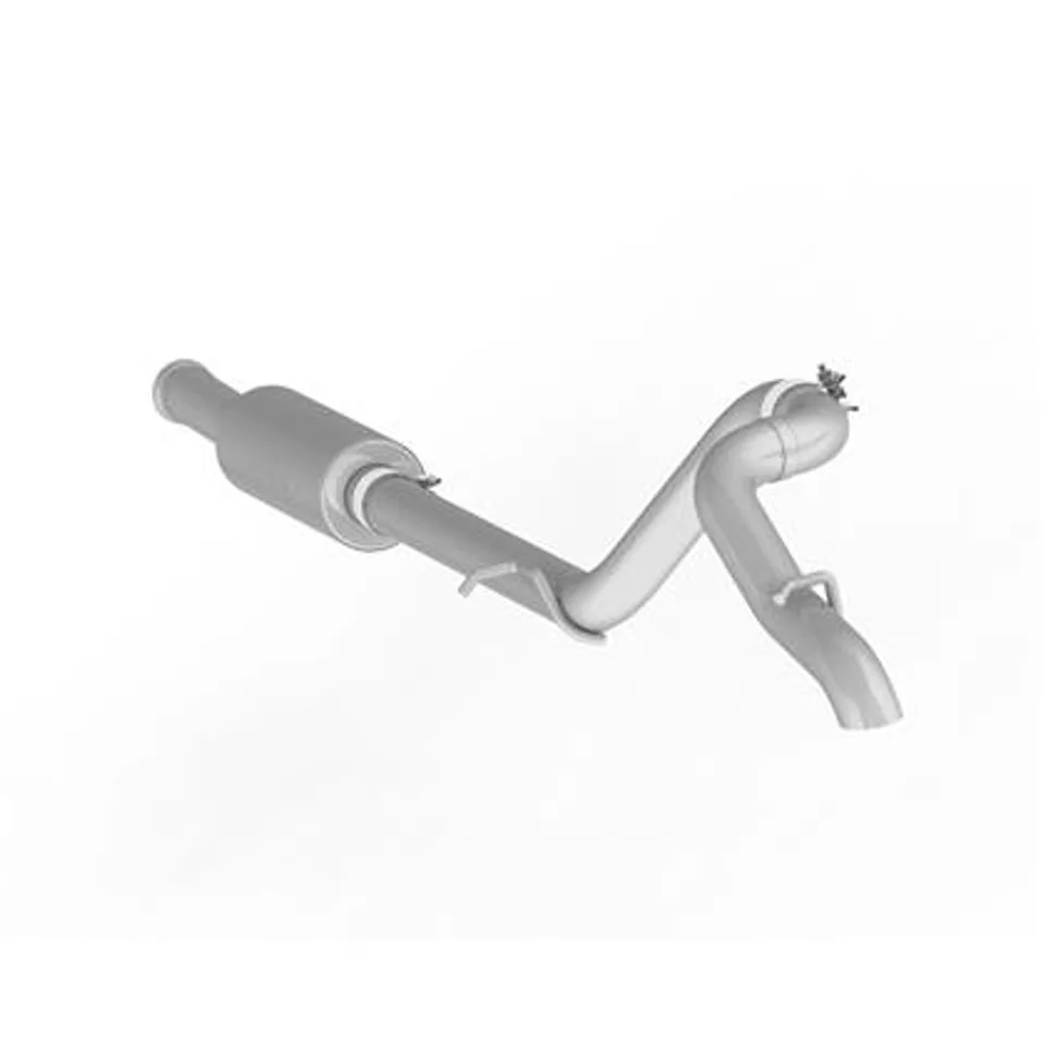 MBRP 2018 Jeep Wrangler JL 2.5in Single Rear Exit Cat Back Exhaust - Aluminized S5531AL 1 of 1