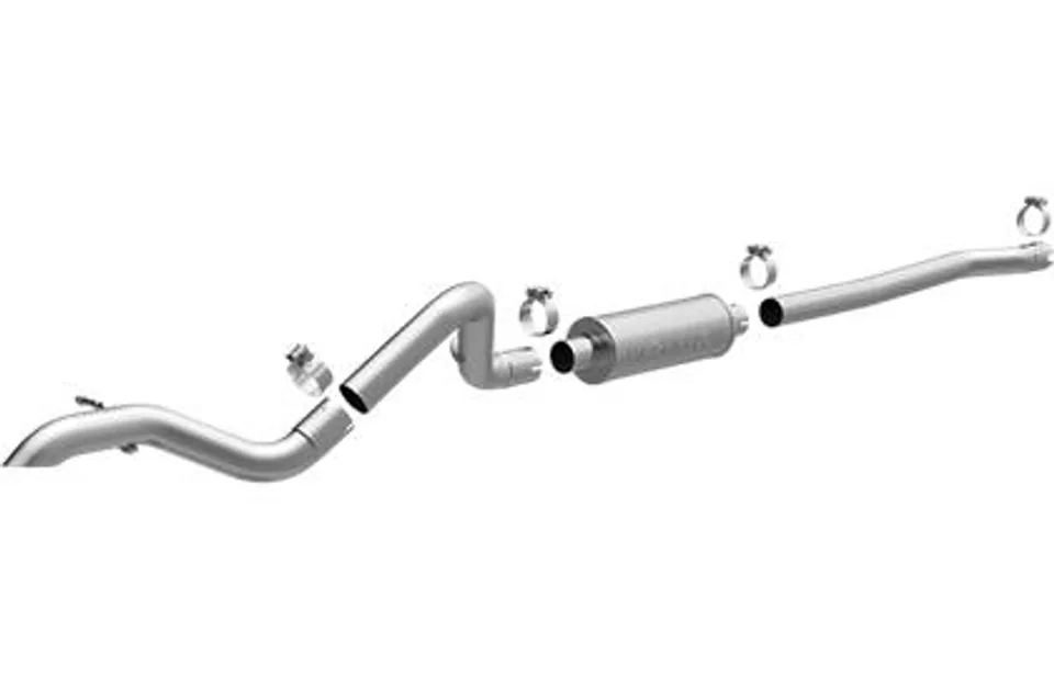 MBRP 2018 Jeep Wrangler JL 2.5in Single Rear Exit Cat Back Exhaust - T304 S5531304 1 of 1
