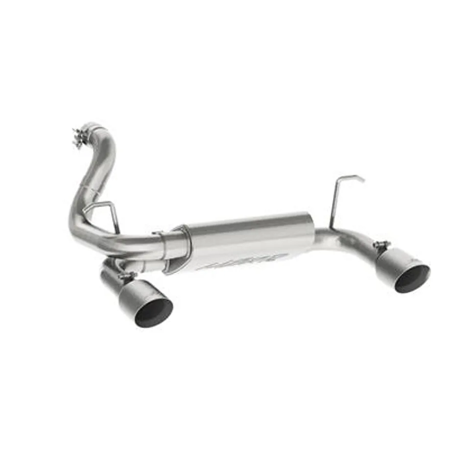 MBRP 2018+ Jeep Wrangler (JL) 3.6L V6 Dual Rear Exit Axle Back AL Exhaust System S5529AL 1 of 1