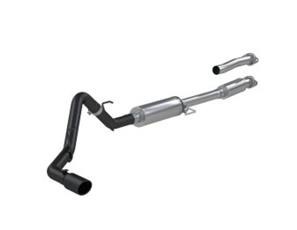 MBRP 2021+ Ford F-150 2.7L/ 3.5L Ecoboost 5.0L Single Side 3in Black Coated Catback Exhaust S5211BLK 1 of 1