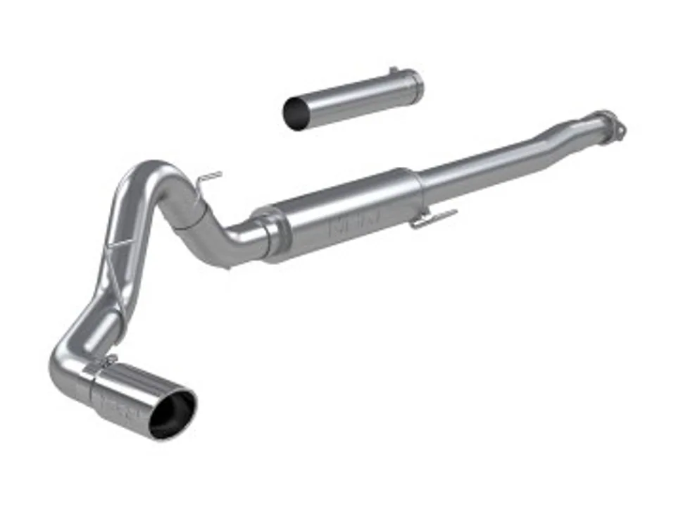 MBRP 2021+ Ford F150 2.7L/3.5L/5.0L 4in Aluminized Steel Cat-Back - RACE VERSION S5209AL 1 of 1