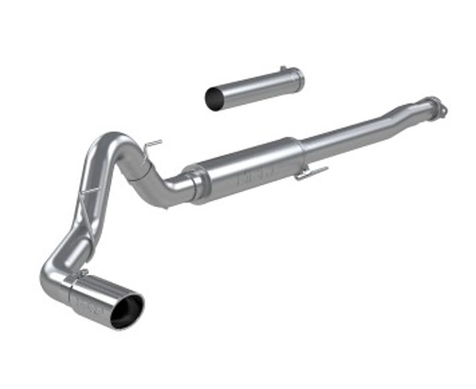 MBRP 2021+ Ford F150 2.7L/3.5L/5.0L 4in T409 Stainless Steel Cat-Back - RACE VERSION S5209409