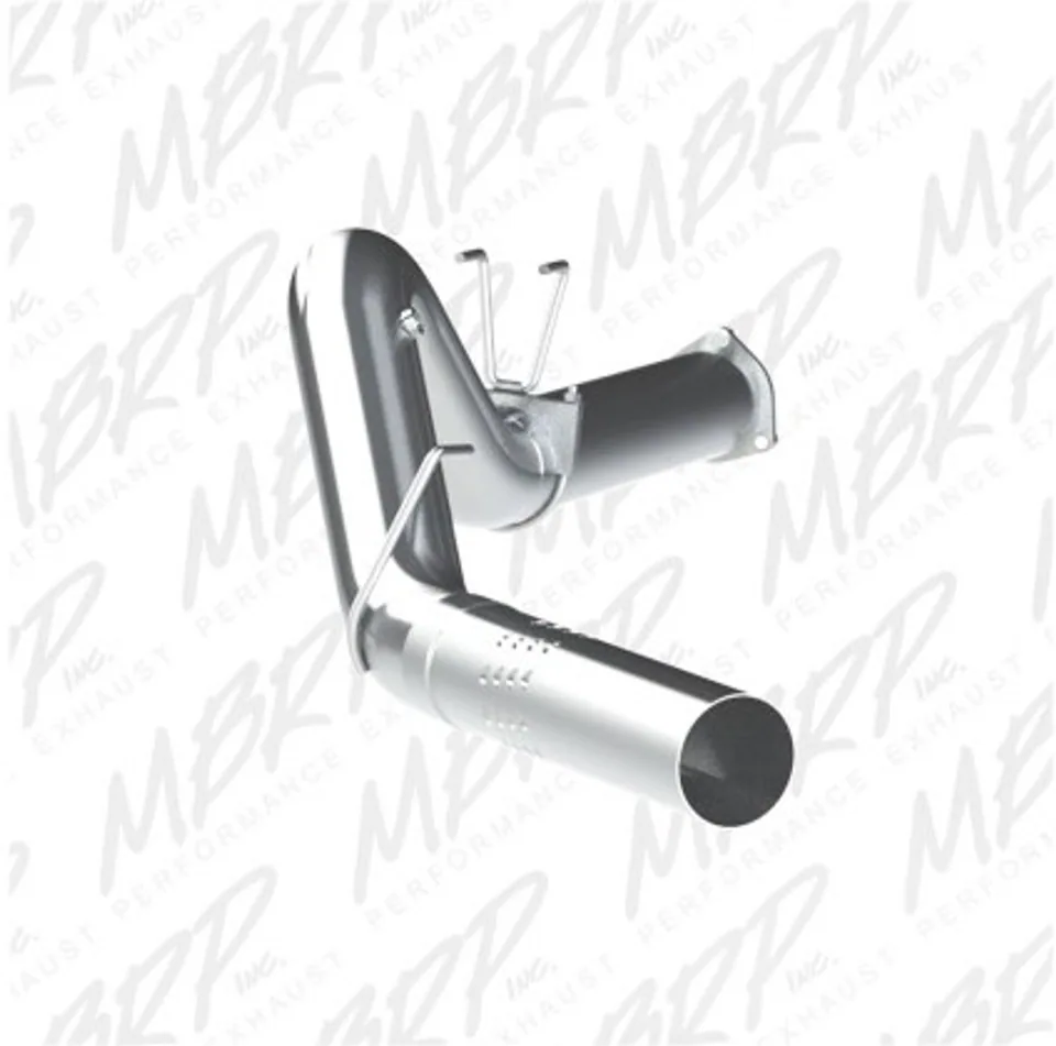 MBRP F-250/350/450 6.7 L 5in Filter Back Single Side Exit No Muffler AL S62530PLM 1 of 1