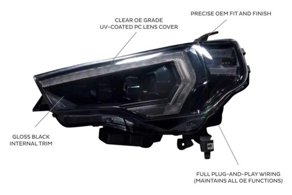 Morimoto XB LED Headlights: Toyota 4Runner (14-22) (Pair / ASM) (Gen 2) LF531.2-ASM 5 of 6