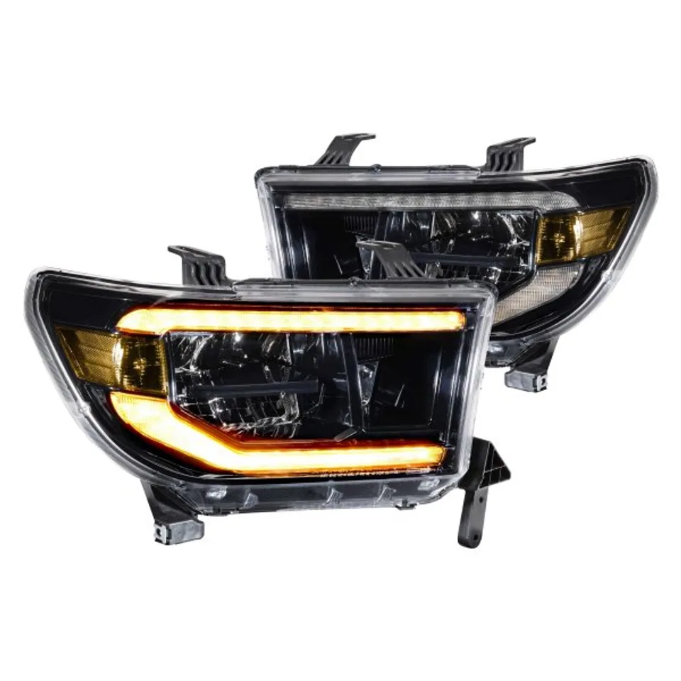 Morimoto XB LED Headlights: Toyota Tundra (07-13) (Pair / ASM / Amber DRL) LF533-A-ASM 1 of 6