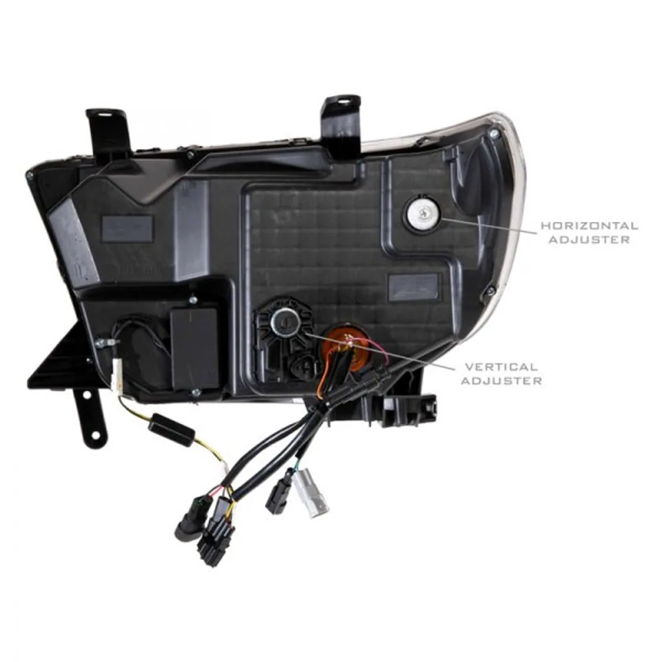 Morimoto XB LED Headlights: Toyota Tundra (07-13) (Pair / ASM / Amber DRL) LF533-A-ASM 3 of 6