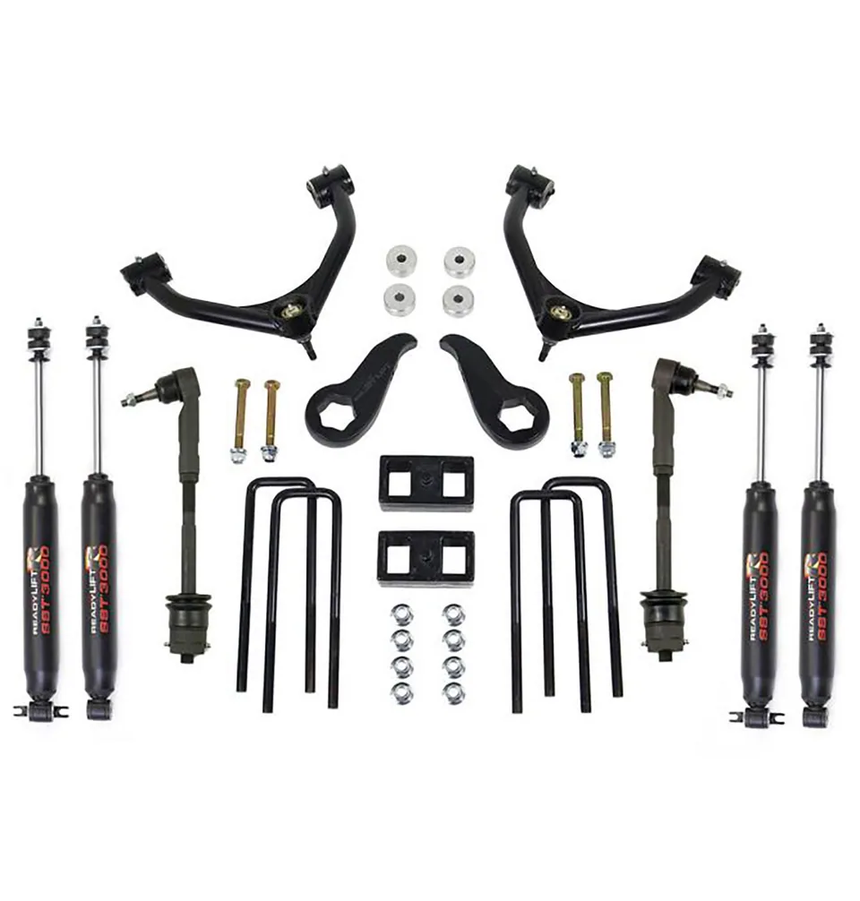 ReadyLIFT 3.5'' Front 2'' Rear SST Lift Kit w/ SST3000 Shocks &amp; Tow Block 2011-2019 Chevrolet/GMC 2500HD 69-3512 1 of 1