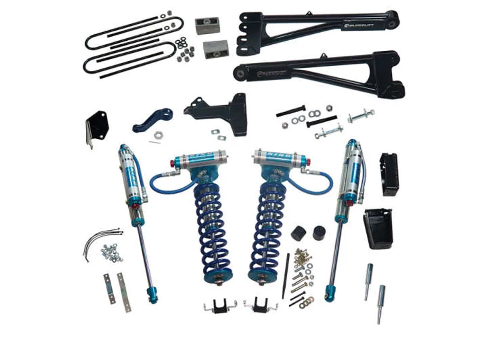 Superlift 05-07 Ford F-250/F-350 SD 4WD 6in Lift Kit w/Repl Radius Arms & King Coilovers Rear Shocks K977KG 1 of 2