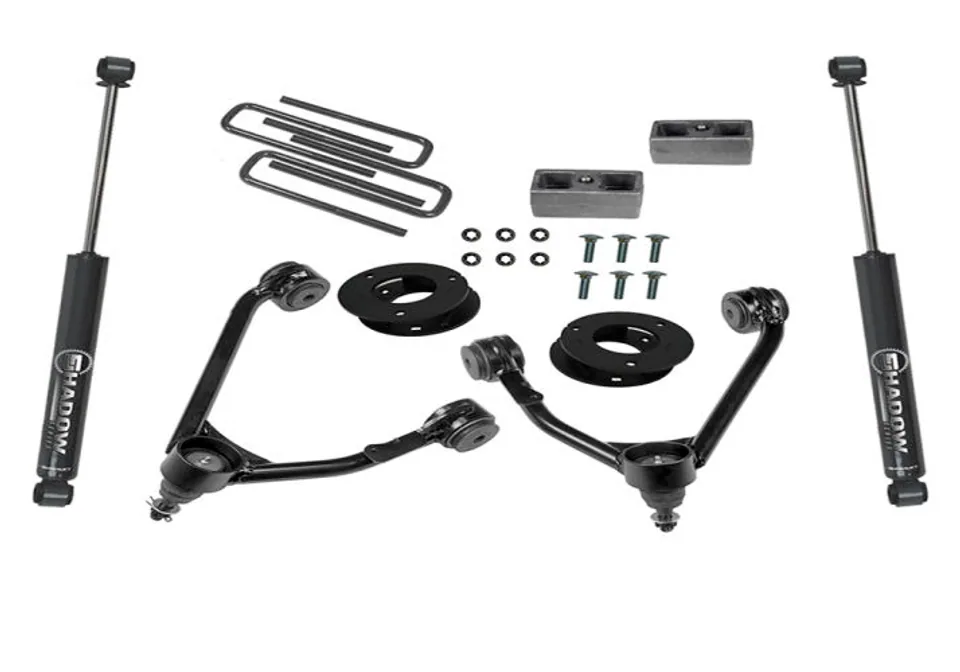 Superlift 07-16 Chevy Silv 1500 2WD 3.5in Lift Kit w/ Cast Steel Control Arms & Rear Shocks 3850 1 of 3