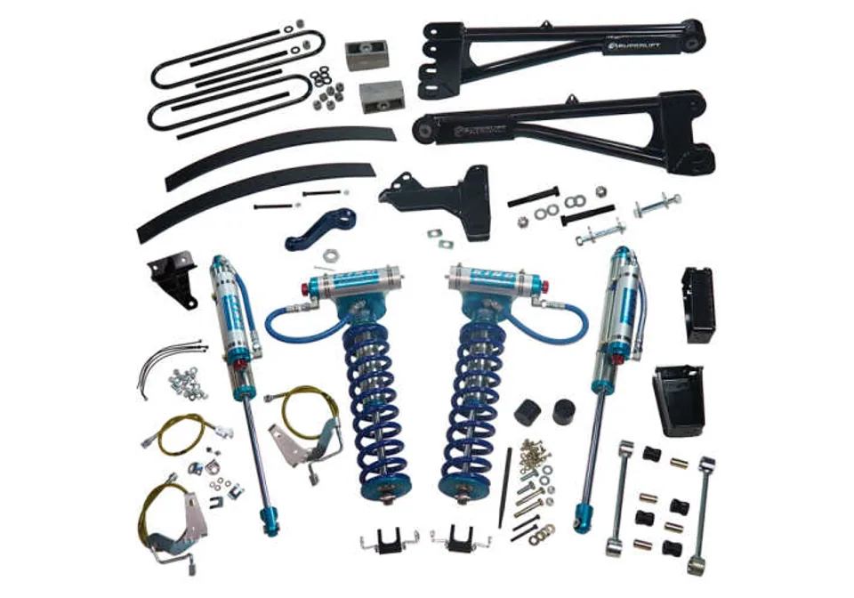 Superlift 08-10 Ford F-250/F-350 SD 4WD 6in Lift Kit w/Repl Radius Arms & King Coilovers Rear Shocks K983KG 1 of 1