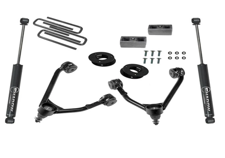 Superlift 14-18 Chevy Silv 1500 2WD 3.5in Lift Kit w/ Alum/Stamped Steel Control Arms & Rear Shocks 3800 1 of 3