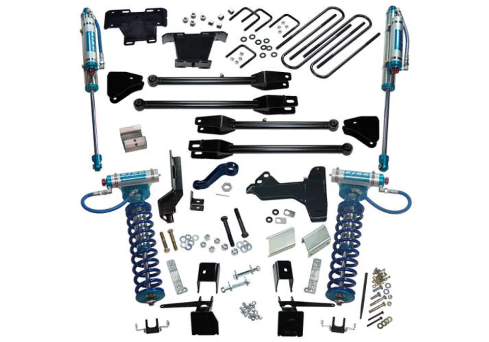Superlift 17-19 Ford F-250 SD 6in 4in Lift Kit w/4-Link King Front Coilovers/Rear Reservoir Shocks K171KG 1 of 1
