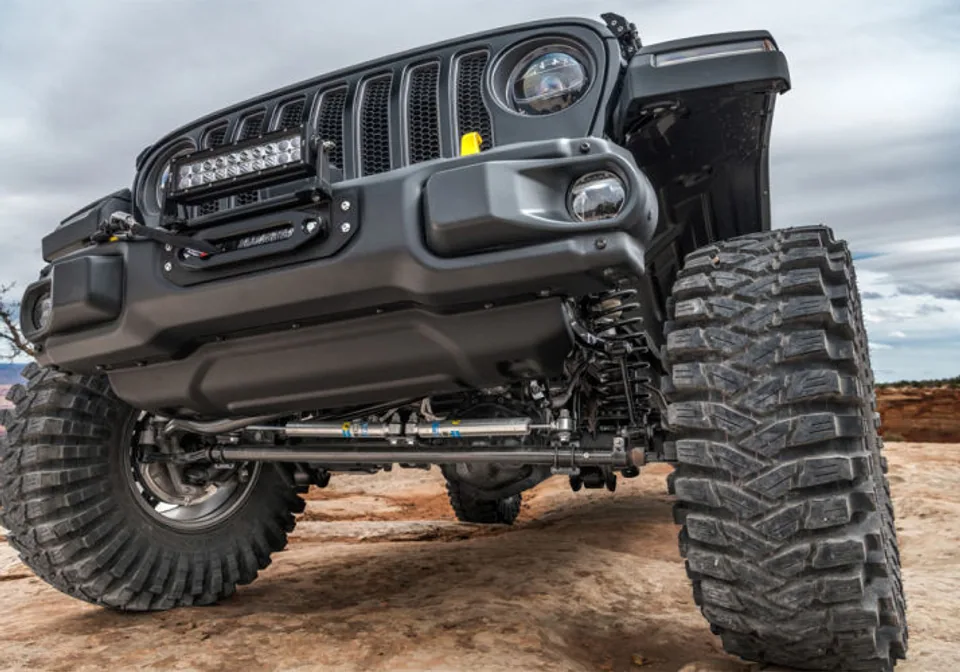 Superlift 18-20 Jeep Wrangler JL/2020 Jeep Gladiator JT 4WD - Dual Steering Stabilizer Kit Bilstein 92715 2 of 5