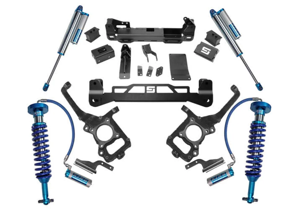 Superlift 2021 Ford F-150 4WD 6in Lift Kit w/King FR Coils & Rear Reservoir Shocks K130KG 2 of 5