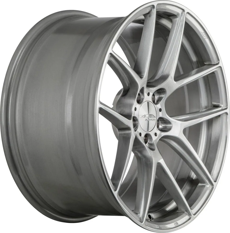Ace Alloy AFF02 Full Brushed Aluminum with Clear Coat 2 of 3