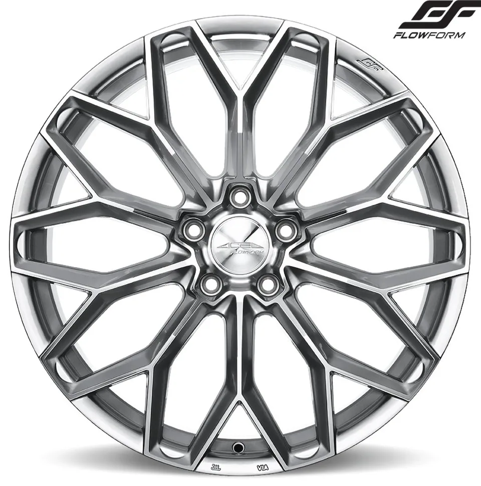 Ace Alloy AFF03 Liquid Silver w/ Mirror Machined Face 2 of 4