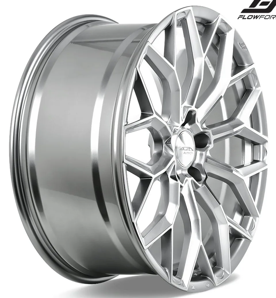 Ace Alloy AFF03 Liquid Silver w/ Mirror Machined Face 3 of 4