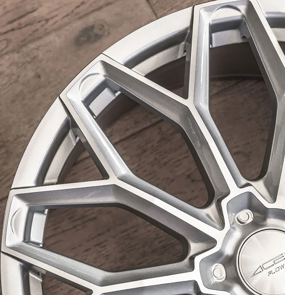 Ace Alloy AFF03 Liquid Silver w/ Mirror Machined Face 4 of 4