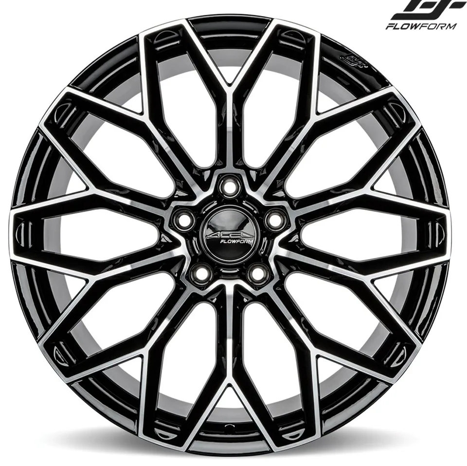 Ace Alloy AFF03 Piano Black w/ Mirror Machined Face 2 of 4