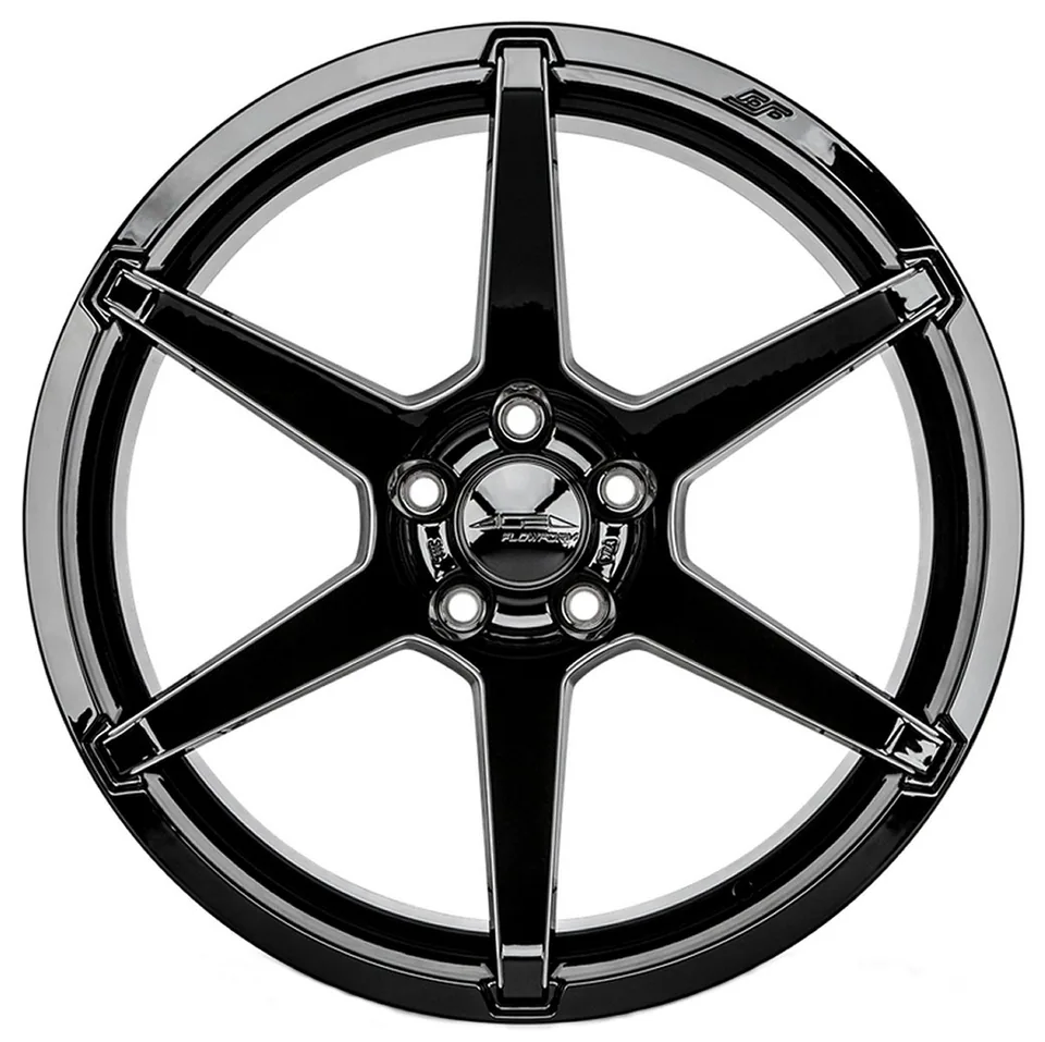 Ace Alloy AFF06 Gloss Black Milled 3 of 3