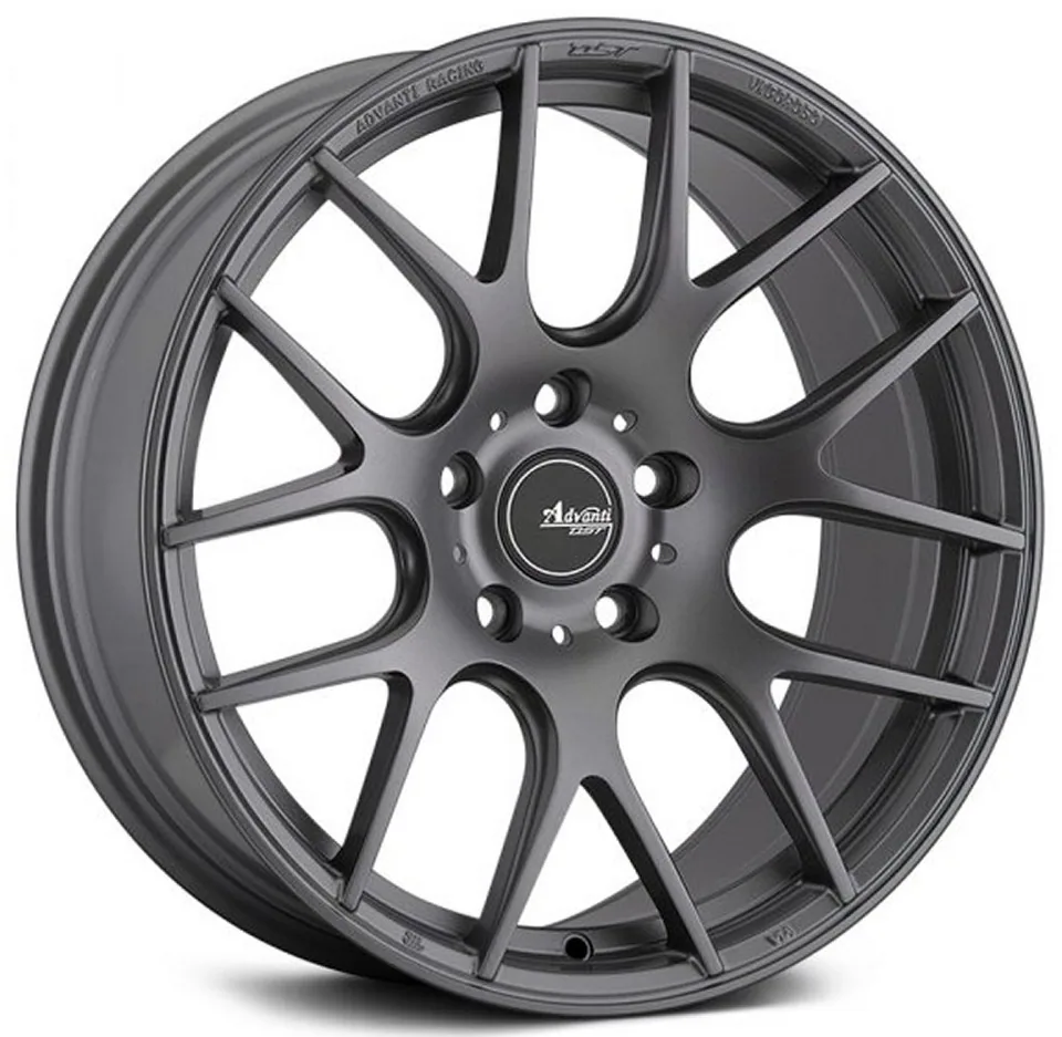 Advanti Racing Vigoroso V1 Matte Grey 2 of 4