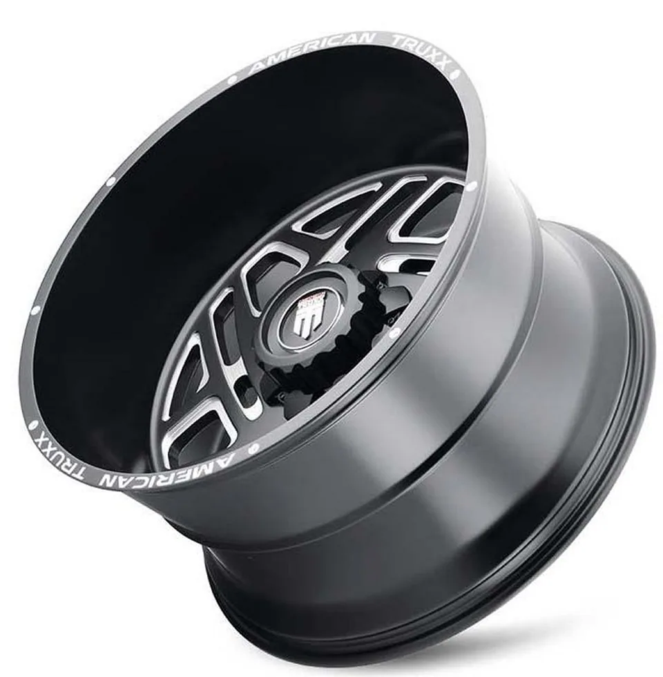 American Truxx AT1904 Cosmos Matte Black Milled 2 of 3