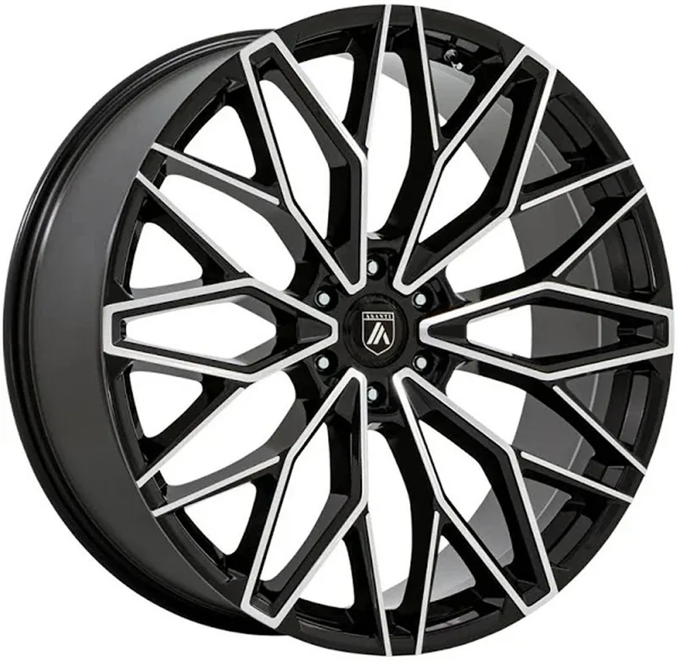 Asanti AB050 Gloss Black Machined 1 of 3