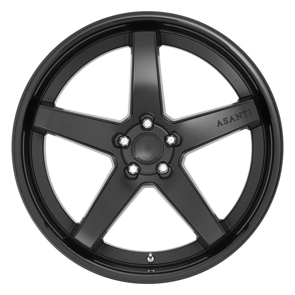 Asanti ABL-31 Satin Black w/ Gloss Black Lip 2 of 3