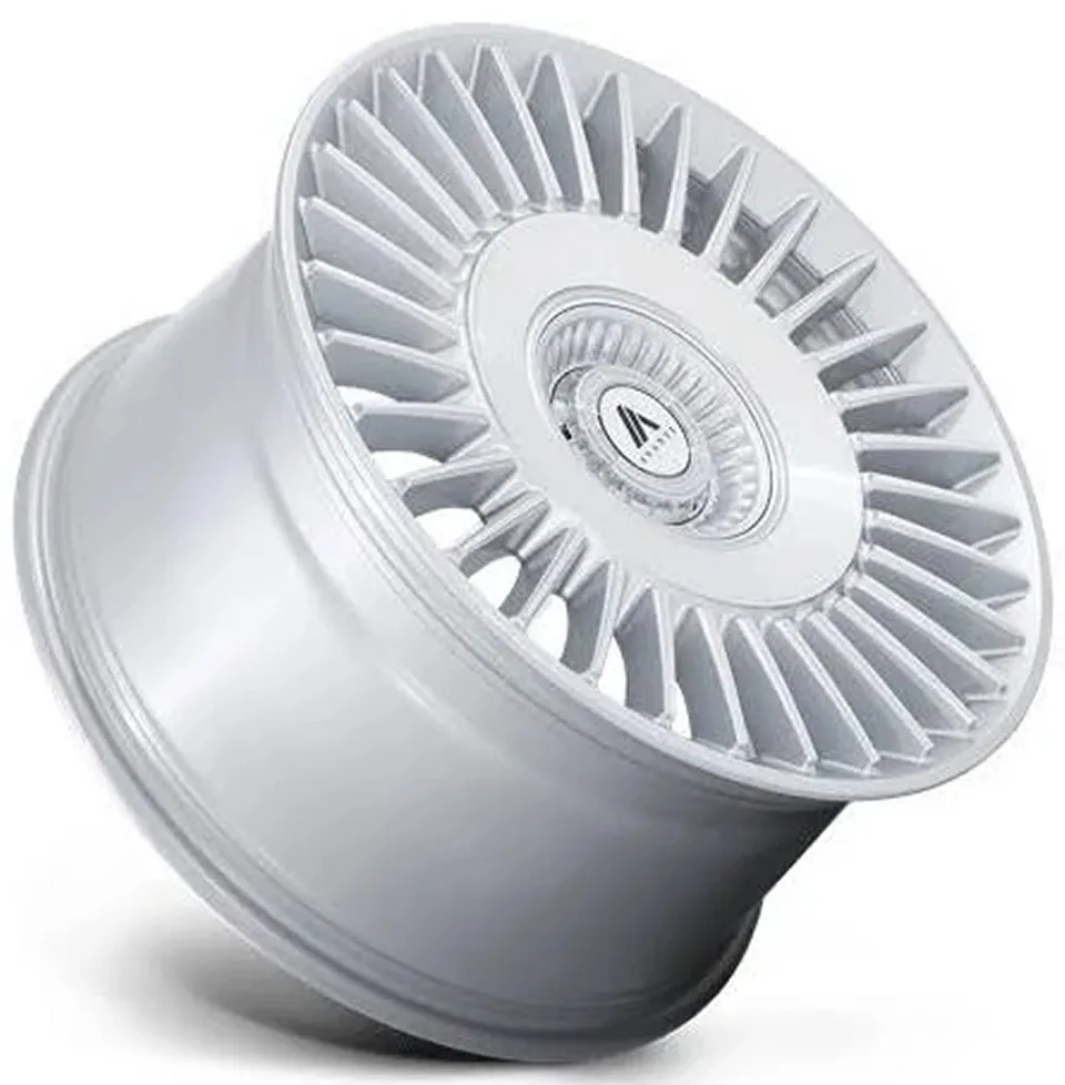 Asanti ABL-40 Gloss Silver Machined Face 5x112 2 of 3